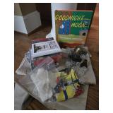 Misc. cards, table runner, child's book,