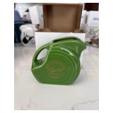 Fiesta mini pitcher shamrock green 2002