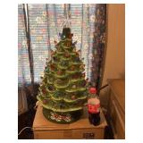 Approximately 2ï¿½ tall ceramic Christmas tree -