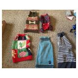 Doggy sweater and flannel shirt for small dogs