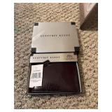 Geoffrey Beene new burgundy leather billfold