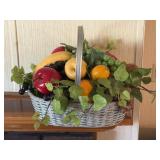 Metal woven Basket of Fruit - nice quality