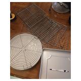 cookie sheets, cooling racks