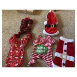 Christmas style small dog clothes