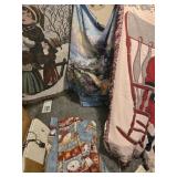 Christmas Afghans/Blankets -4 including a Thomas