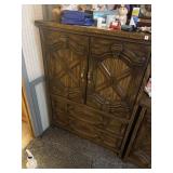 Vintage tall chest dresser, bachelors chest