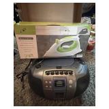 Emerson portable compact disc player & s