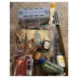 Misc lot of hand sanitizer, books, marbles, mug