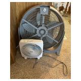 Pair of indoor fans