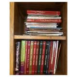 Two Shelves Cookbooks (right side) - southern