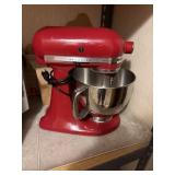 Kitchenaid Red Stand Mixer - untested, with