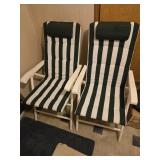 Casual living beach folding/reclining chairs - 2