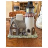Stoney harbor candle holder partylite lighthouse