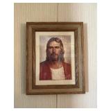 Jesus print painting