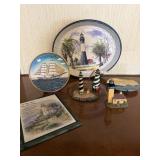 Lighthouse Collection- tray, plaque, ship