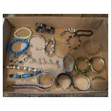 Bracelet Lot - beaded, bangle