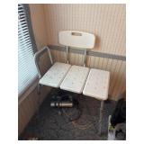 Shower chair for elderly