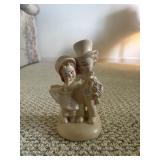 1940s chalkware bride and groom
