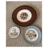 Decorative plates, Avon Wedgewood, Limoges, &