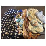 5 Assorted Scarves And Handkerchiefs Vintage