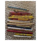 1930s-1970s indiana advertising pencils