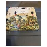 ROYAL GUARD LADIES FABRIC Victorian Scenic Wallet