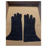 Vintage Black ELVETTE Gloves 100% Cotton Medium