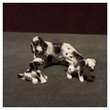 1960's mini english setter dogs japan mom &