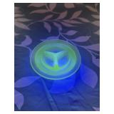 Iced Tea Pitcher LID ONLY uranium Vaseline glass