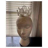 Antique Vintage Wedding Bridal pearl tiara New