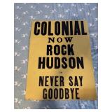 Colonial Now Rock Hudson In Never Say Goodbye