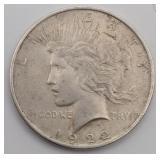 1922 Peace Silver Dollar