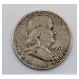 1951 Franklin Half Dollar