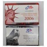 2006 Silver Proof Set; Extra Silver Proof Quarters