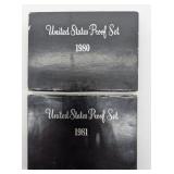1980 and 1981 Proof Sets