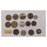 Telephone & Transit Tokens, COPY Ancient & Gold