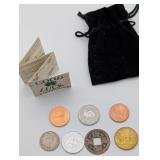 'Good Luck' Coins with Pouch
