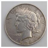 1922 Peace Silver Dollar