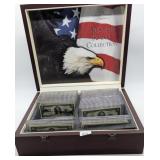 36 of 50 State $2 Bill Collection with Box
