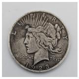 1923 Peace Silver Dollar