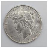 1923 D Peace Silver Dollar