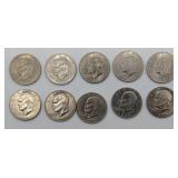 10 Eisenhower Dollars