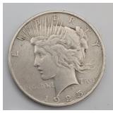 1925 Peace Silver Dollar