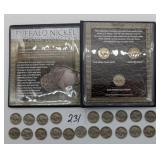 Buffalo Nickel Mint Mark Collection & Extras