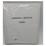 Album of Foreign Coins & Currency Mostly Canadian