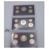 1990, 1991, and 1992 Proof Sets