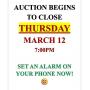 March 2026 Coin Auction