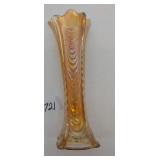 Drapery 4-toed Variant Northwood Vase in Marigold