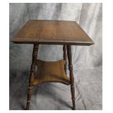 Victorian Oak Parlor Table