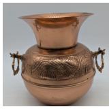 Chilean Copper Spittoon or Vase